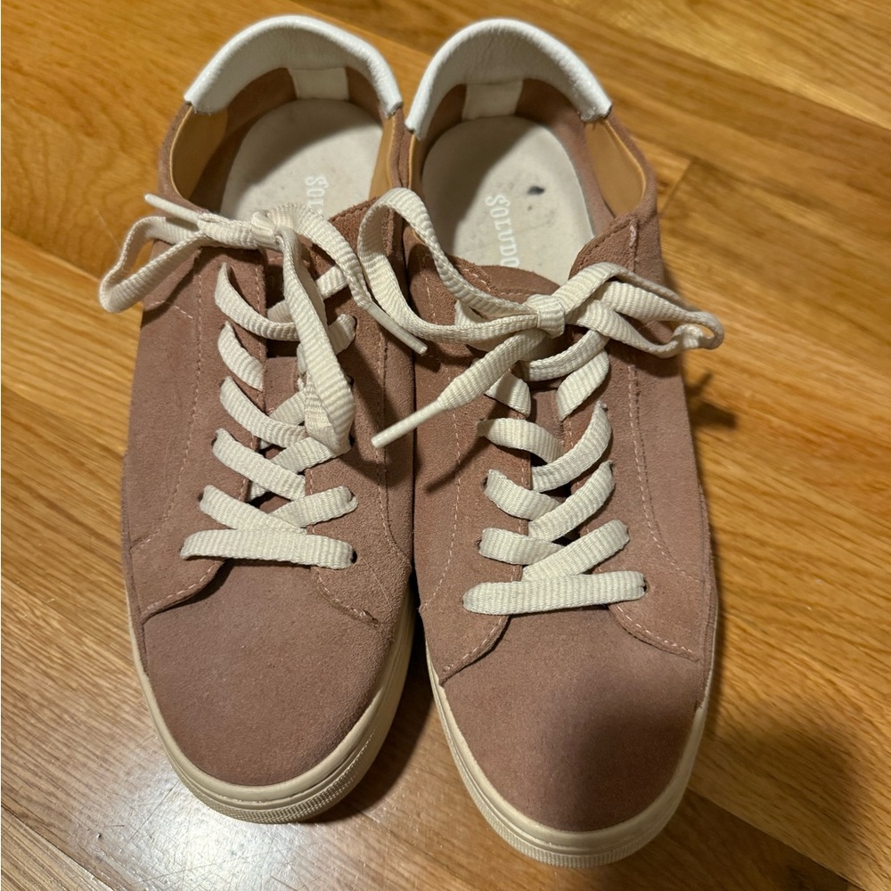 Soludos Women's Sneakers in Champagne Pink